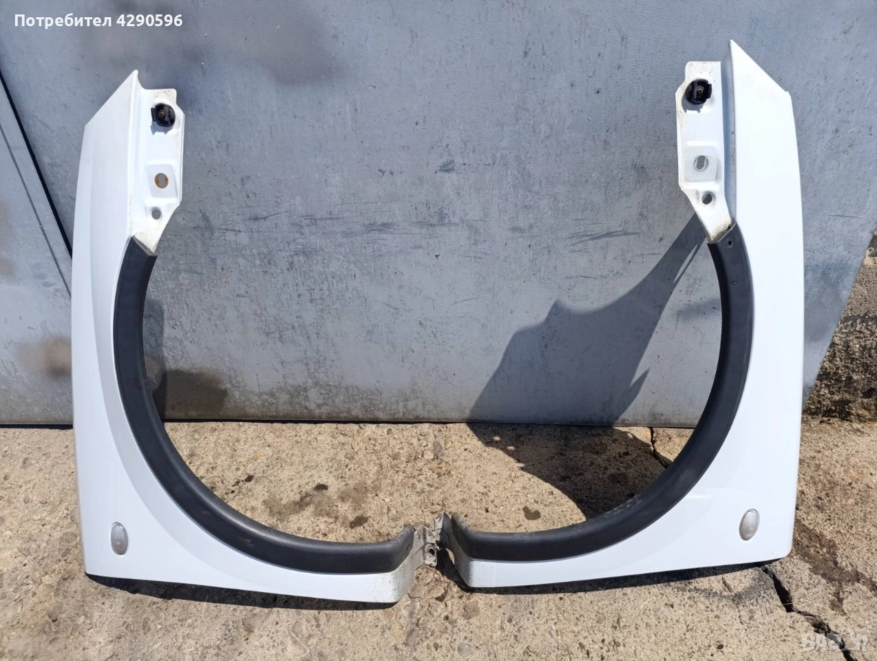 Калник ляв десен за Opel Combo / Опел Комбо бял, снимка 1