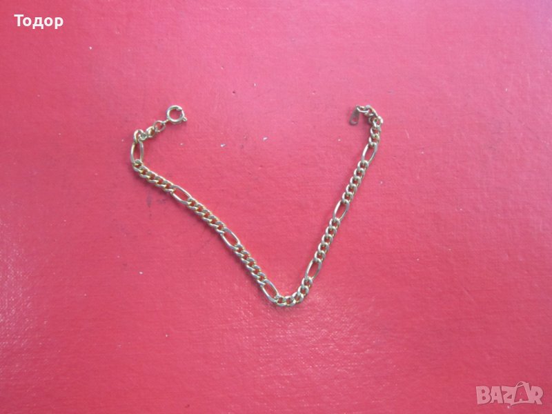 Позлатена гривна 5 , снимка 1