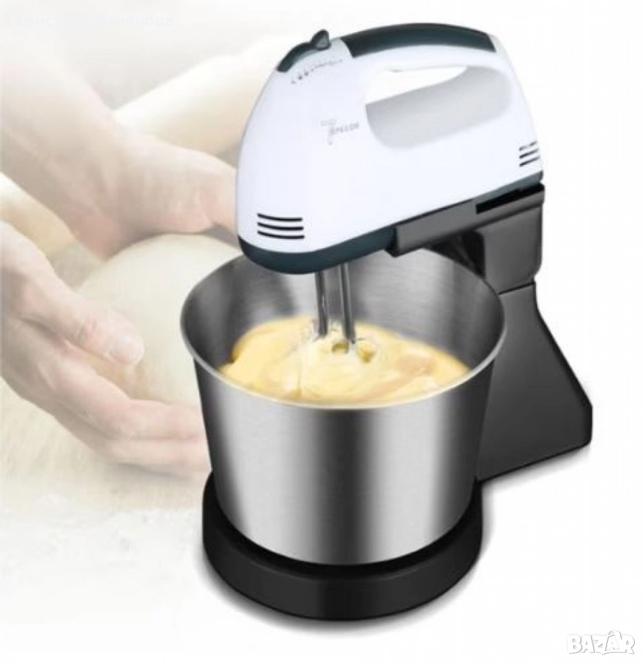 Миксер с купа от неръждаема стомана – 250 W, 2L, 7 скорости, снимка 1