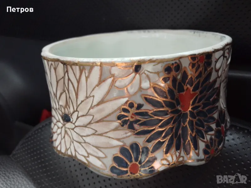 порцеланова японска бонбониера, снимка 1