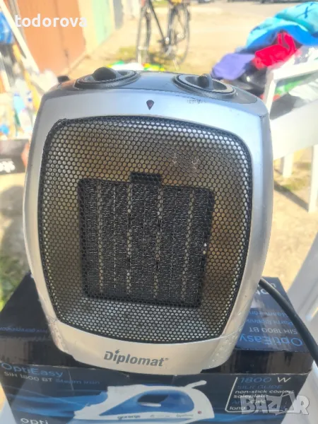 печка  за отопление ,духалка дипломат, снимка 1