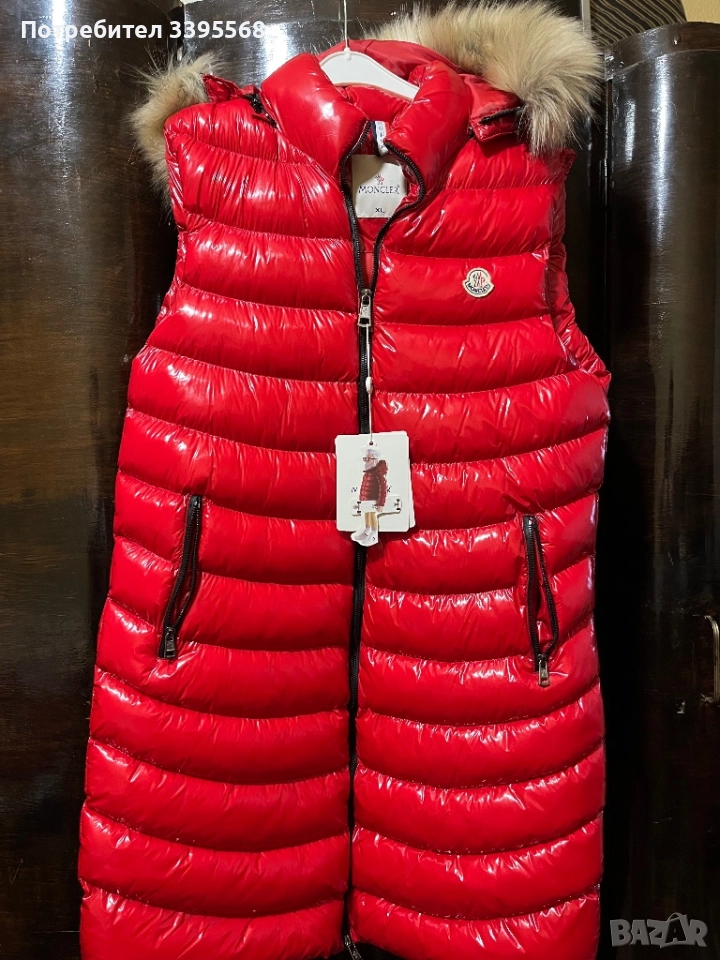 Дълъг елек на Монклер, снимка 1