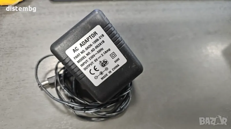 AC адаптер AD-062A1B 6VDC 2.1A, снимка 1