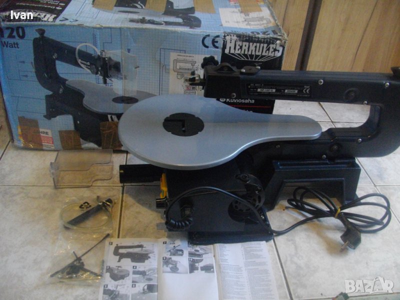 Нов Немски Профи Контурен Трион-Пълен Комплект-HERKULES DS405/1E-120W-127 mm, снимка 1