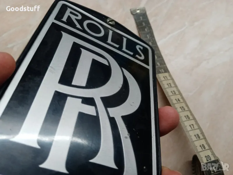 Емблема, Ролс-Ройс, Ролс-Ройс, ретро табела, авто

, снимка 1