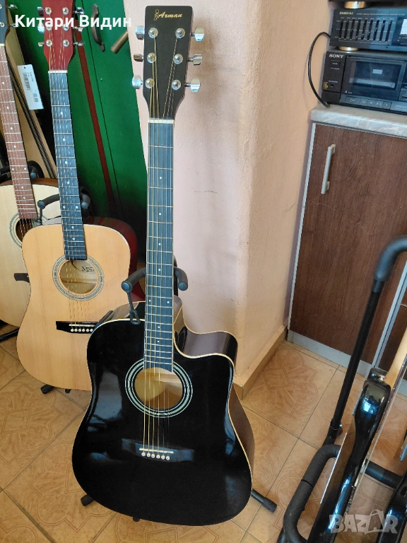 Продавам електро-акустична китара Axman, снимка 1