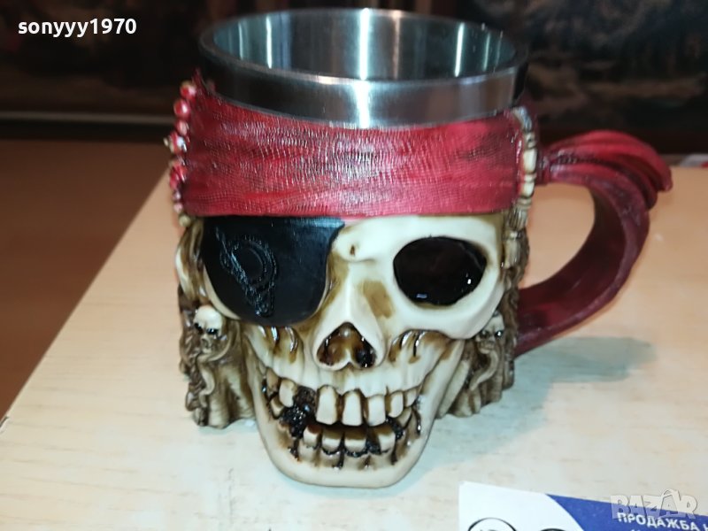 ЧЕРЕП ЧАША-НОВА 17Х12Х12СМ 0405231224, снимка 1