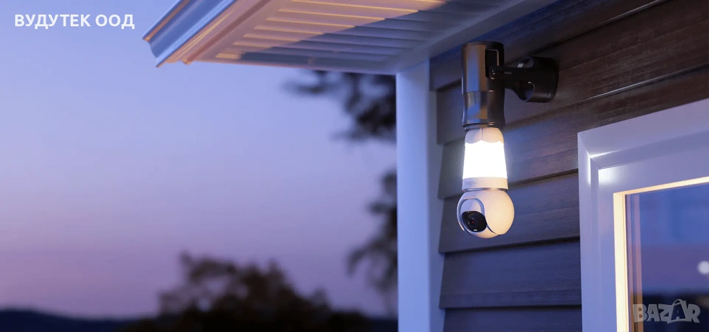 Imou Bulb Cam 5MP – Камера + Крушка 2-в-1, Full Color Night Vision , снимка 1