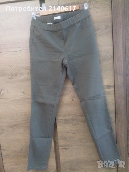 Еластичен дънков клин,Promod;N:36,цвят каки, снимка 1