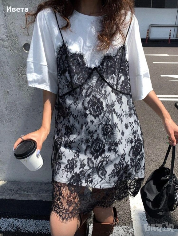 Рокля с дантела, снимка 1