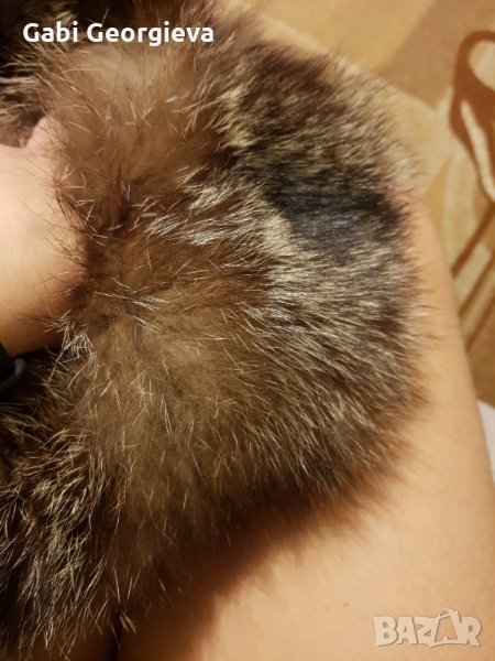 Дамска зимна шапка с естествен косъм , снимка 1