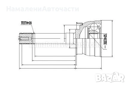 Предно външно каре 3921158G60 NPZNS079 Nissan, снимка 1