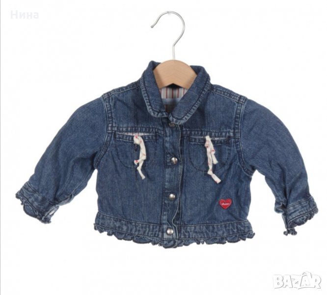 Бебе дънково яке Chicco, снимка 1