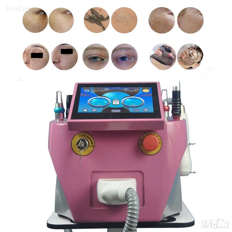 Пико лазер с 3 дължини (карбонов пилинг, премахване на татуировки), снимка 1