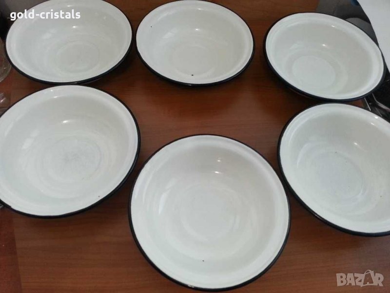 Ретро  емайлирана  купа , снимка 1