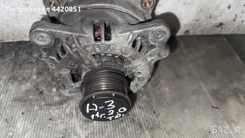 Динамо / Алтернатор за Audi A3 - 0124525187, снимка 1