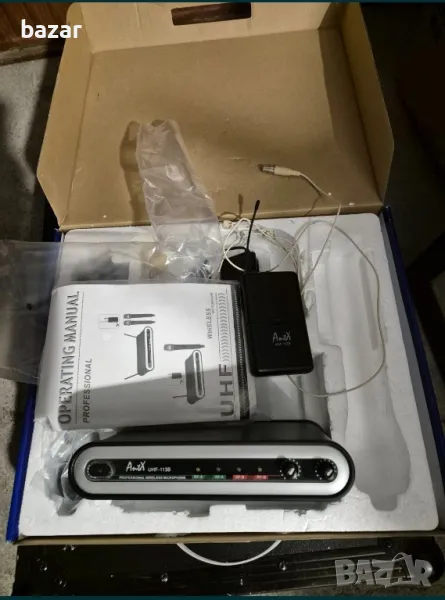 Безжичен микрофон за глава headset, снимка 1