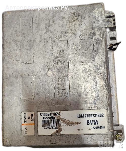 Компютър двигател, S100811102, за RENAULT 19 Mk II седан (L53_) 1.7 (L53B) (1992 - 2003) , снимка 1