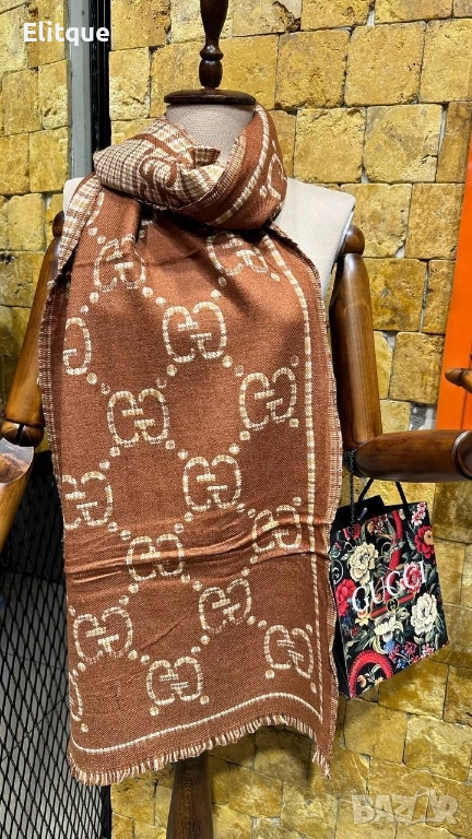кашмирмени шалове Gucci , снимка 1