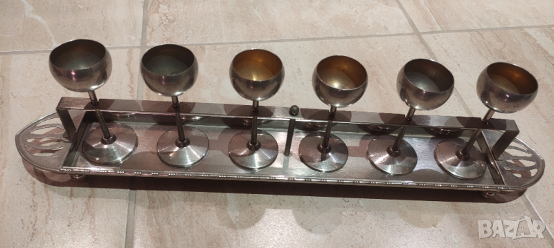 Стар метален сервиз , снимка 1