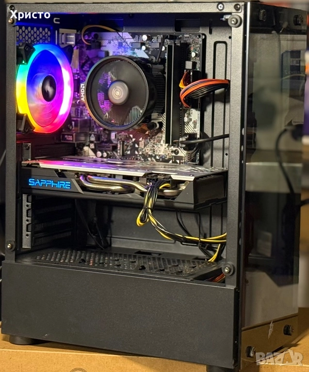 Геймърски PC Ryzen 7 5700 + RX 580 8GB | 16GB RAM | Windows 11 Pro  , снимка 1