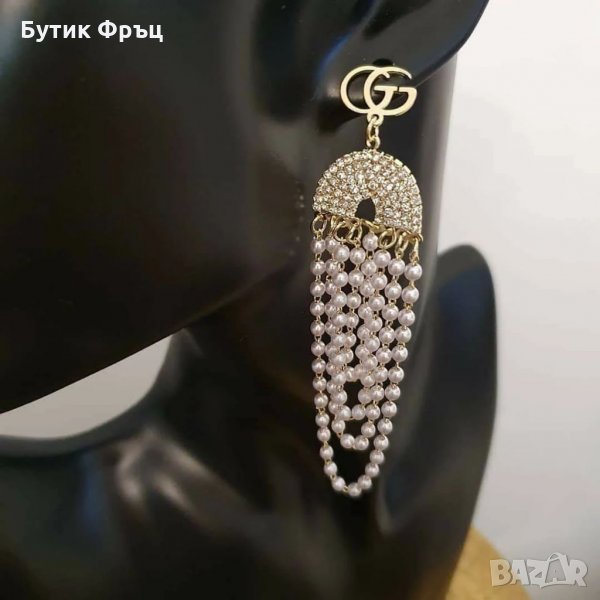 Обеци Gucci перли , снимка 1