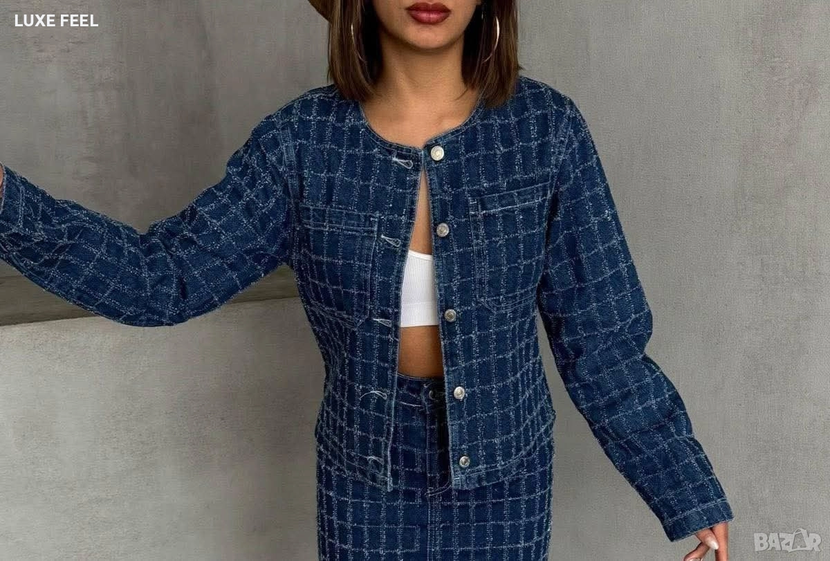 Дамско Сако - Деним ⚜️, снимка 1