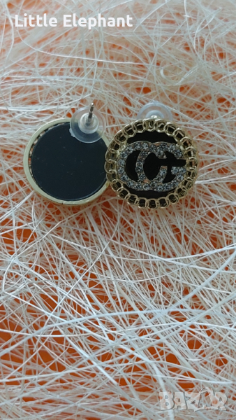 Сребърни обеци,бранд,Gold/нови, снимка 1
