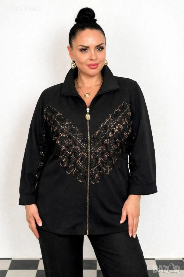 🤍Дамска Блуза - L до 3XL, снимка 1