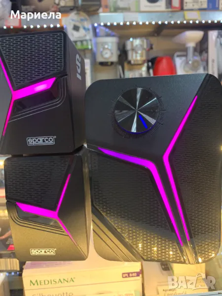 Високоговорител Sparco / Субуфер с Bluetooth / Активни Колони Sparco Gaming, снимка 1