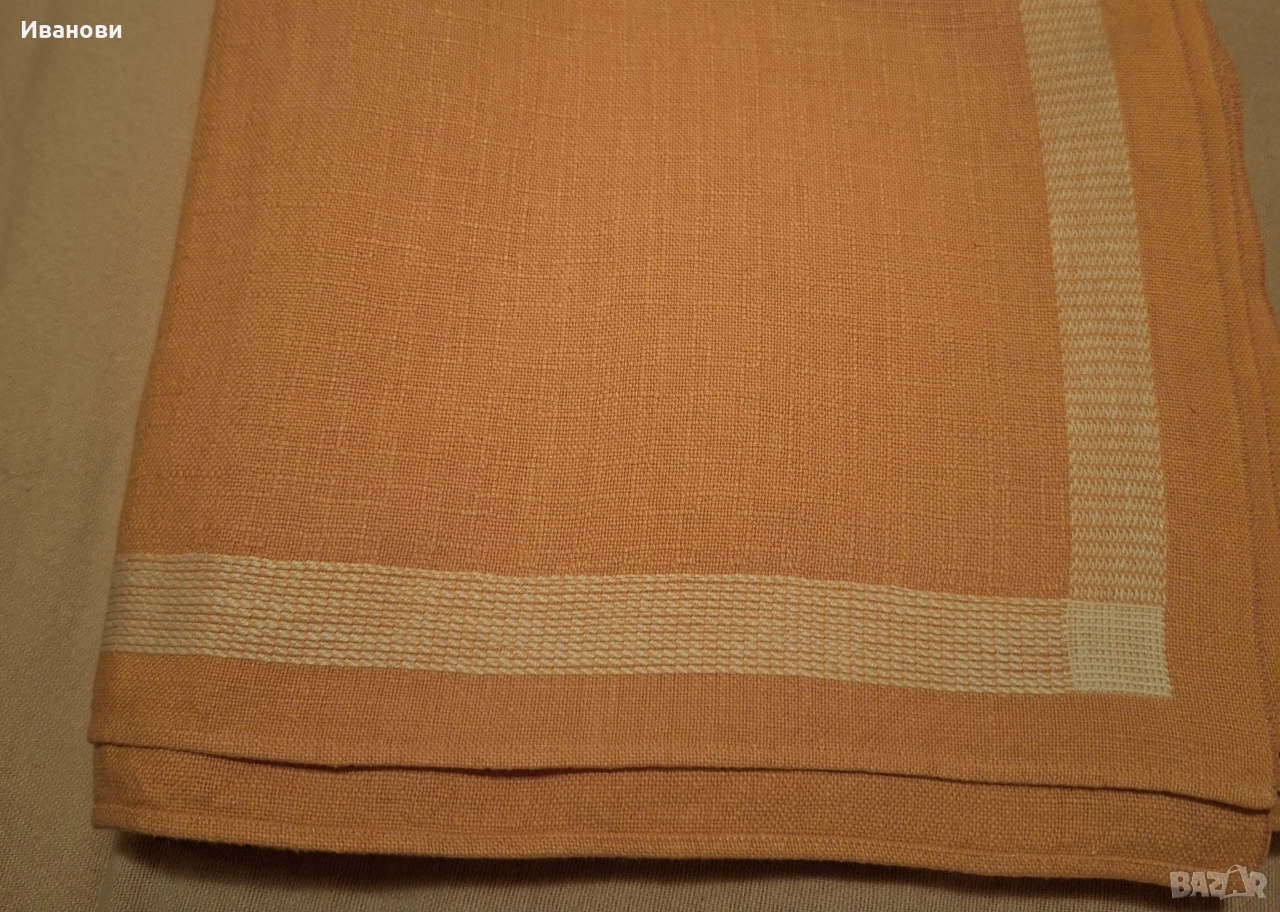 ленена нова покривка 130 х 80, снимка 1