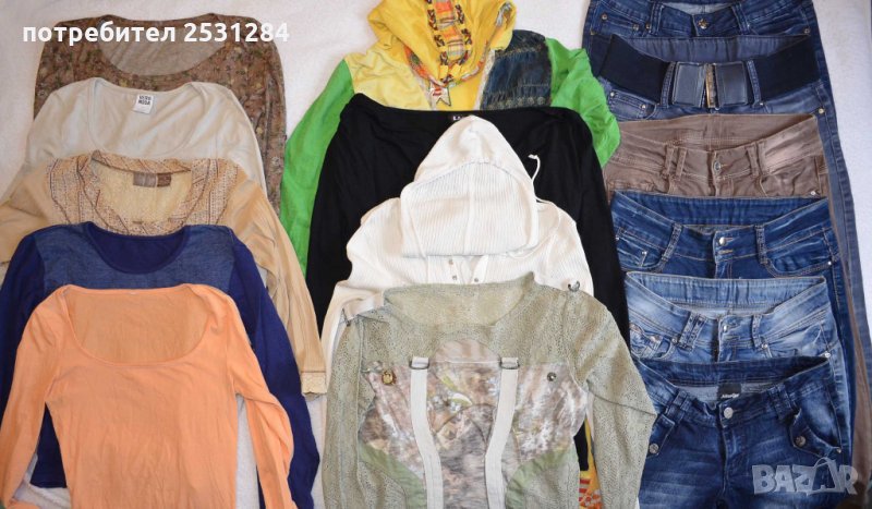 Дамски дрехи Дамска блуза Дамски дънки Дамска жилетка Боди на цени от 3 до 5 лв , размери M и L, снимка 1