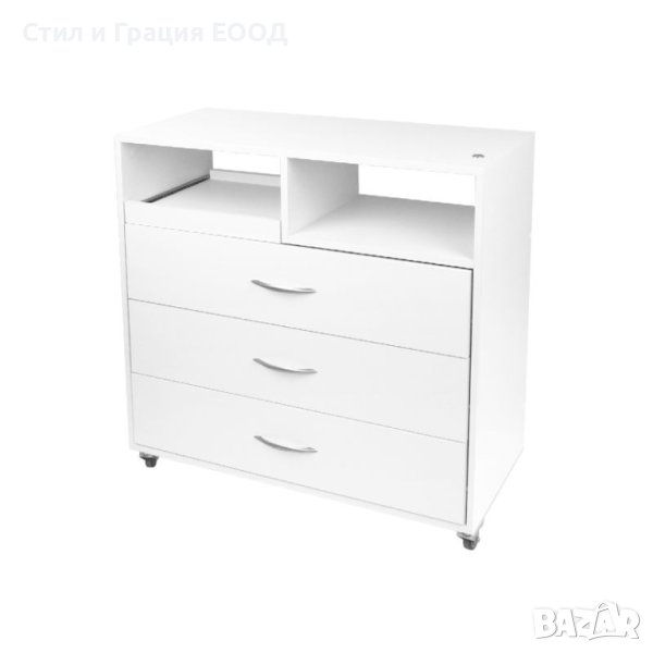 Количка за естетика Y-200 бял 88 х 40 х 85 см, снимка 1