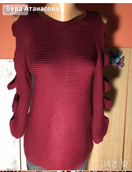 🧣🌺Пуловер-туника с тренди ръкави,м/л👉19 лв.❣️, снимка 1