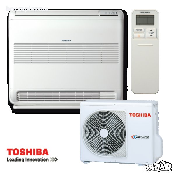 Инверторен климатик Toshiba Bi-flow RAS-B18J2FVG-E1 / RAS-18J2AVSG-E - подов тип, снимка 1