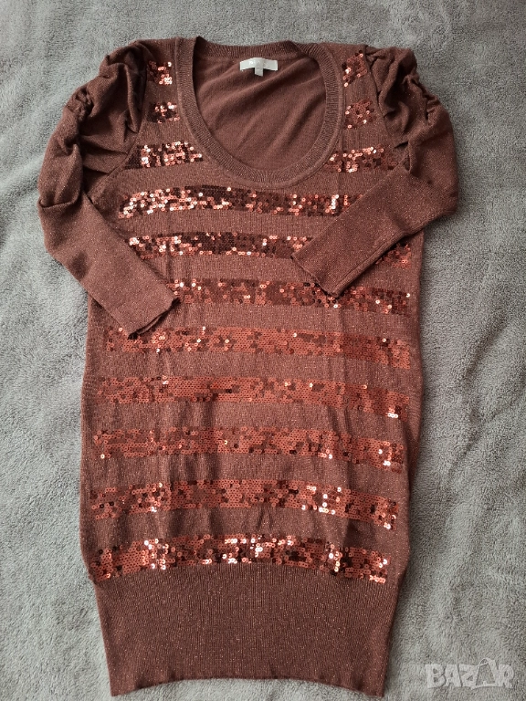 Дамска туника с паети S/М, снимка 1