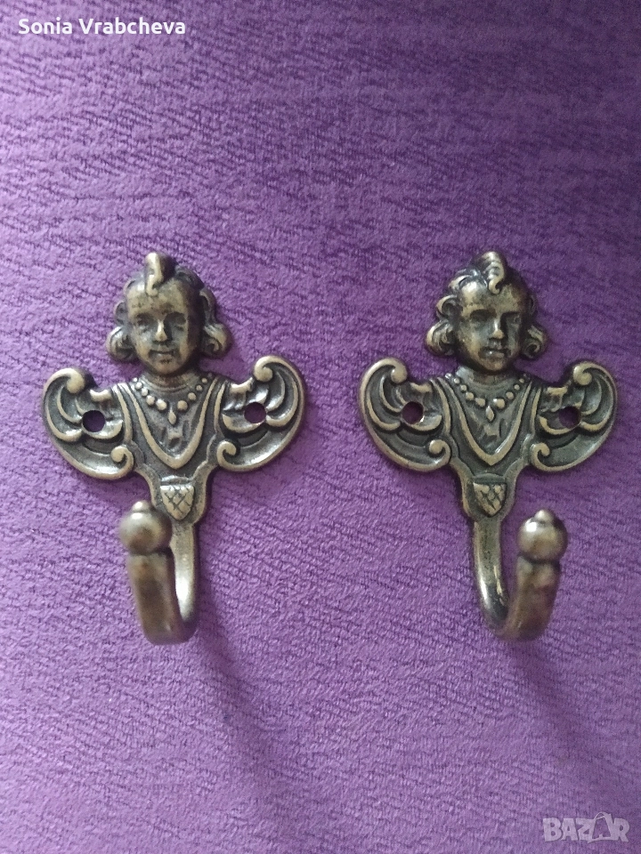Месингови закачалки, снимка 1