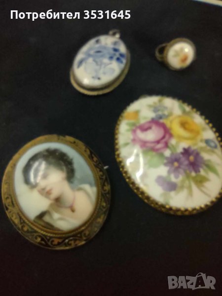Колекция от накити с порцелан, снимка 1