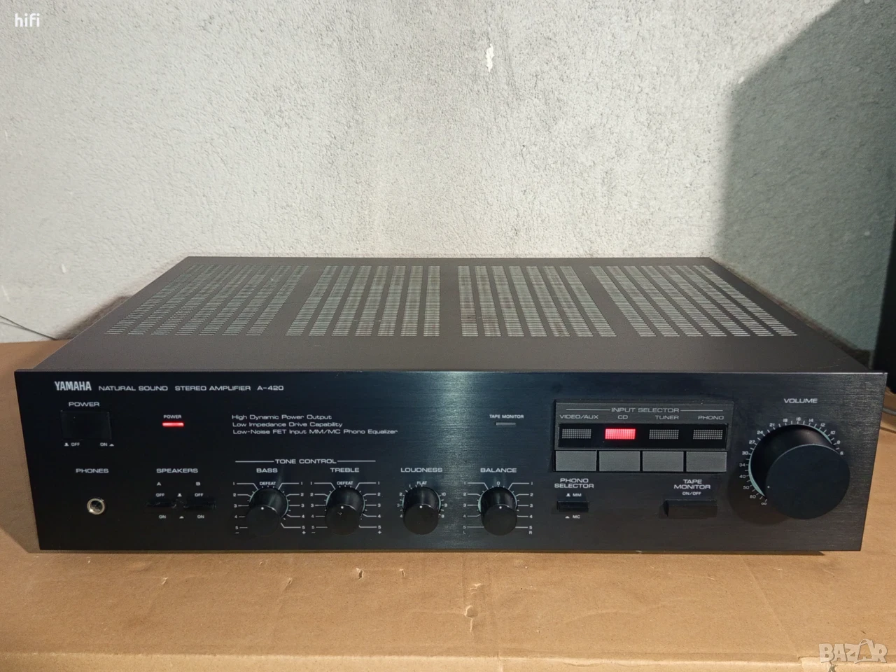 Стерео усилвател Yamaha A-420, снимка 1