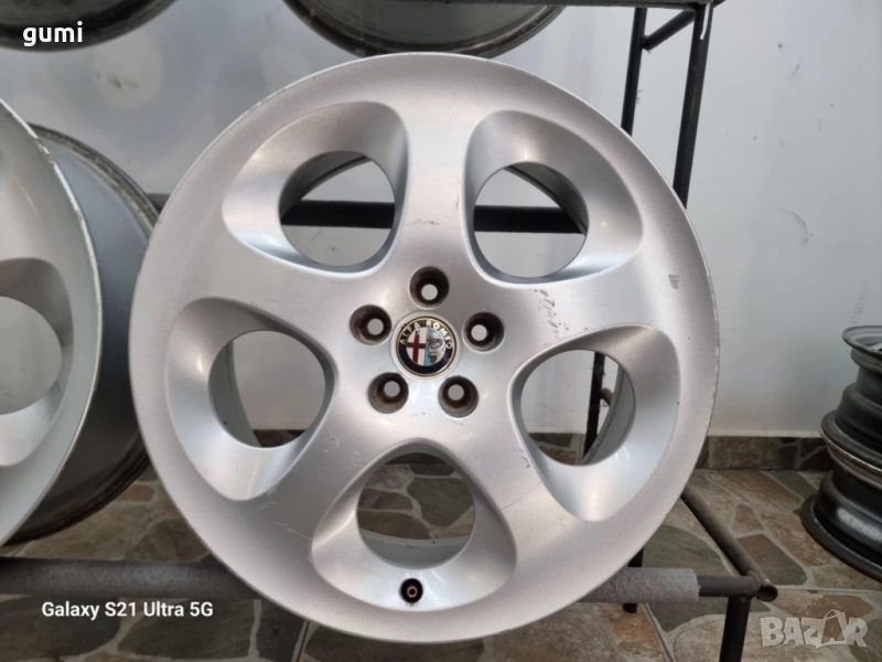 4бр 17ски джанти зa Alfa 5х98мм A170620 , снимка 1