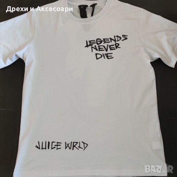 Нова Оригинална Vlone Тениска Уголемен М размер Oversized M 666 Juice Wrld legends never die, снимка 1