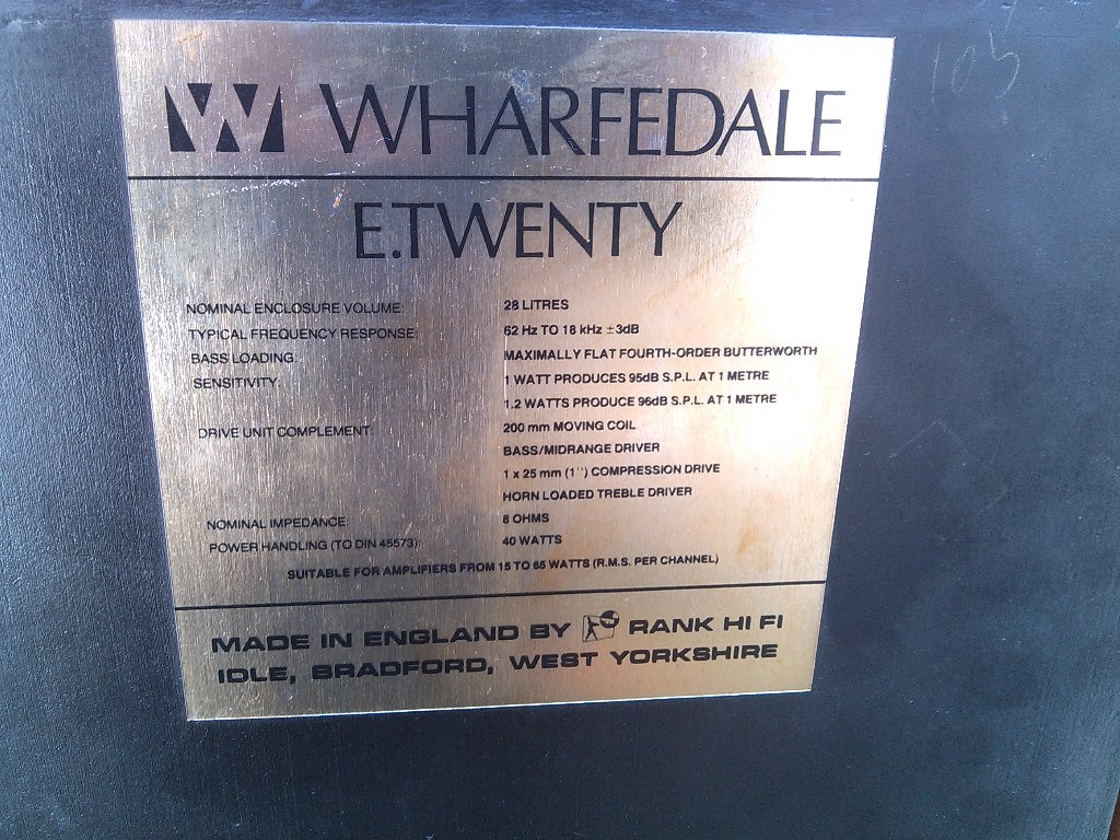 wharfedale e20