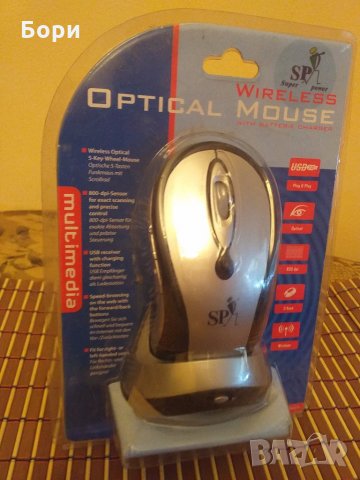 Безжична мишка, снимка 3 - Клавиатури и мишки - 29347206