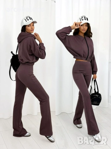 Дамски комплект от суитшърт и панталон Melissa, 5цвята , снимка 8 - Комплекти - 51987271