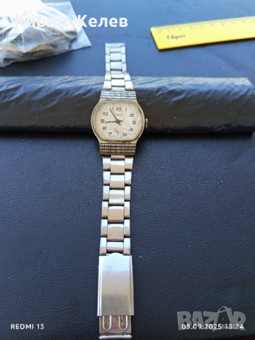 Стар механичен часовник ПОБЕДА СССР рядък за КОЛЕКЦИОНЕРИ 14176, снимка 4 - Антикварни и старинни предмети - 51590833