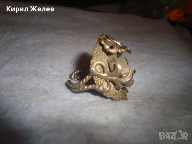 СТАР РЕТРО АРТ ДЕКО ПОСРЕБРЕН ПРЪСТЕН РЪЧНА МАЙСТОРКА ИЗРАБОТКА с ГНЕЗДО за ВГРАЖДАНЕ на КАМЪК 14938, снимка 7 - Антикварни и старинни предмети - 37513129