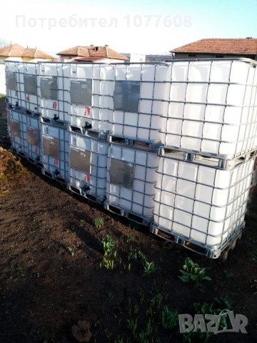 РЕЗЕРВОАРИ/БИДОНИ 600 литра Р-ри 80/120см/!ЦИСТЕРНИ 1000 литра! , снимка 1