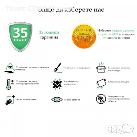 Кухненска Мивка от гранит модел Осло XL 500 x 580 mm - Графит, снимка 8 - Други - 38337592