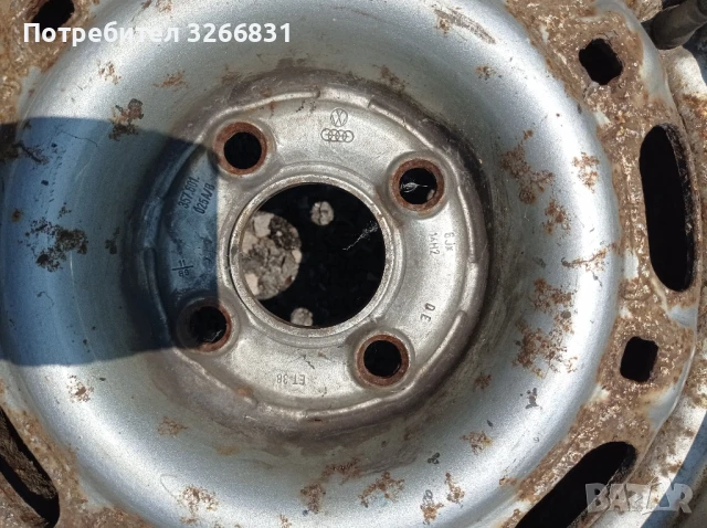 Фолксваген Пасат 2 комплект джанти 14 цола , снимка 3 - Гуми и джанти - 50917028