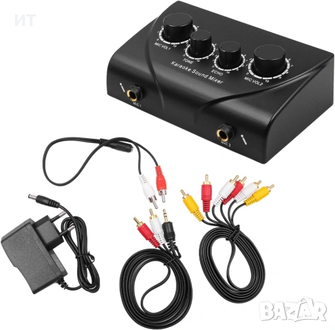 Караоке миксер с два входа за микрофони